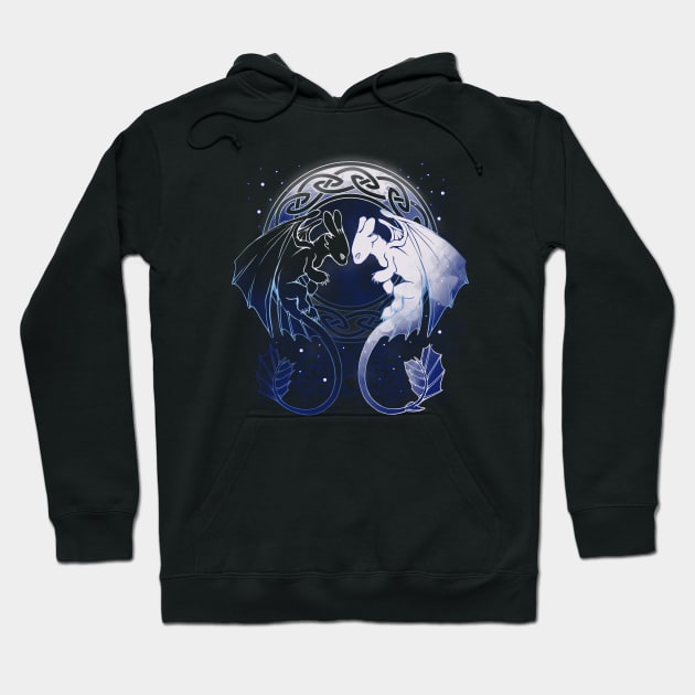 Two Dragons Hoodie by xMorfina